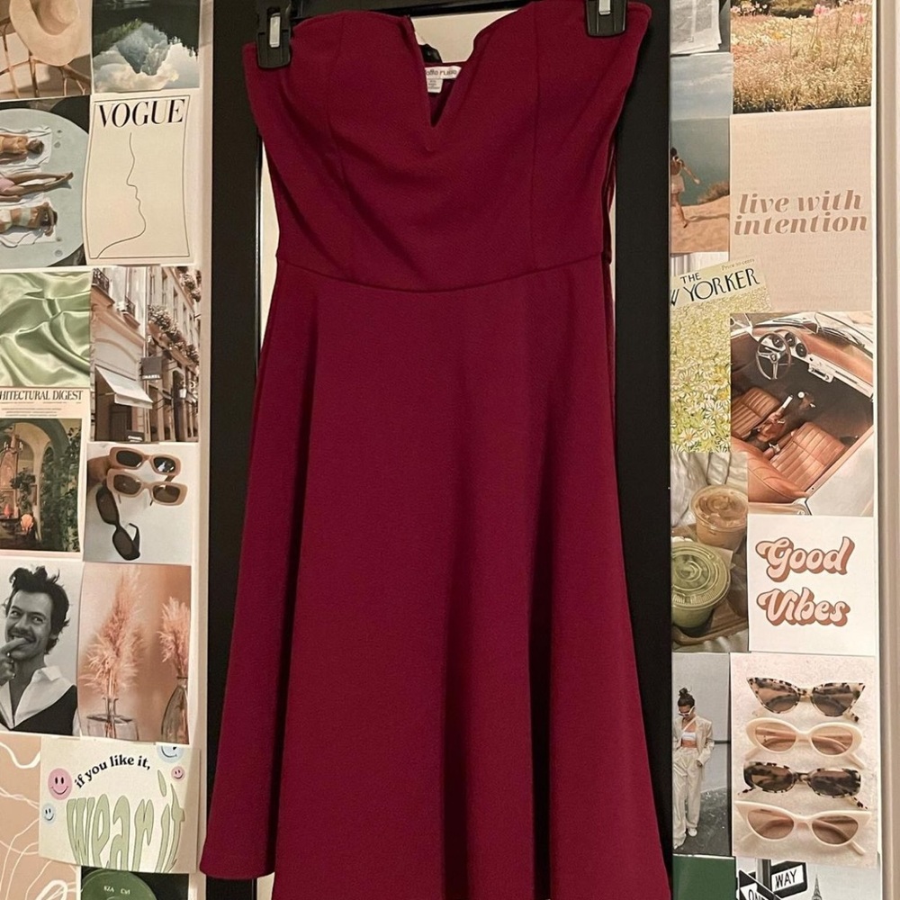Women’s Strapless Skater Dress
